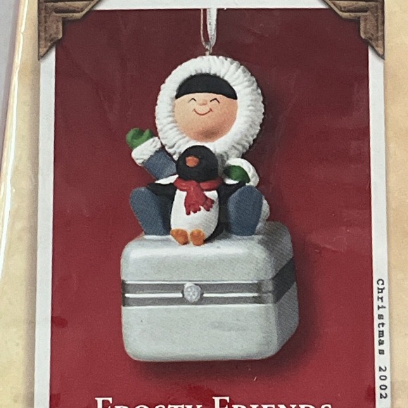 Hallmark 2002 Frosty Friends, Club Edition Collectible Hinged Box Ornament - New - Picture 2 of 7